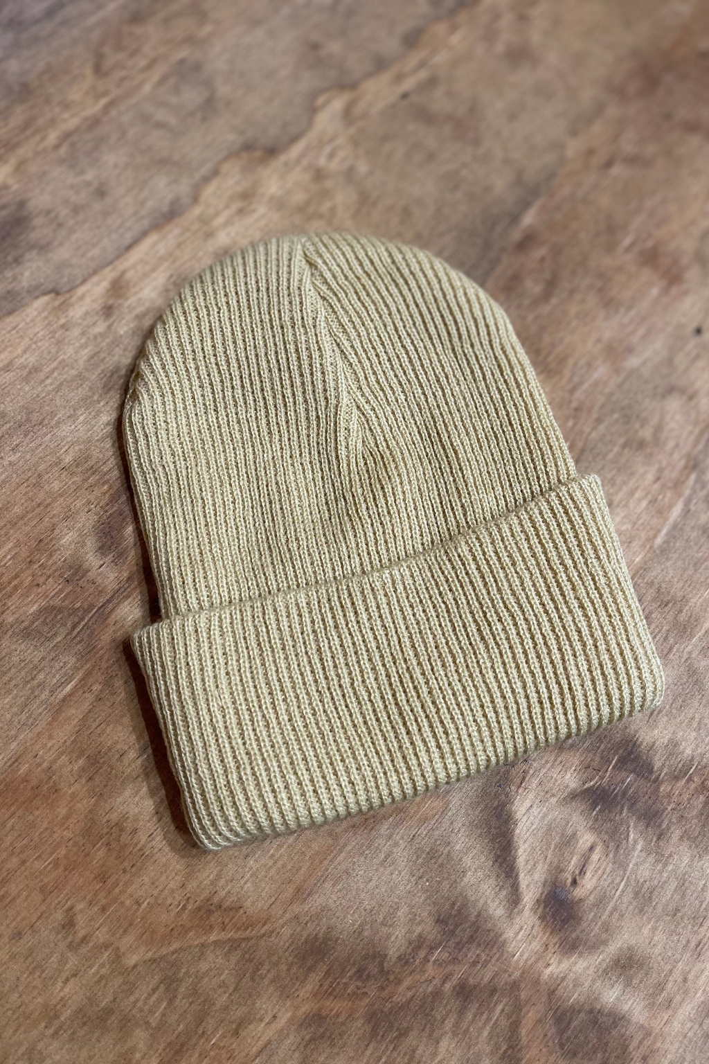 Knitted beanie - Beige