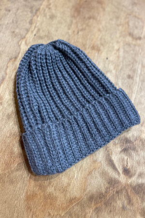 Ribbed Beanie - Dark Gray