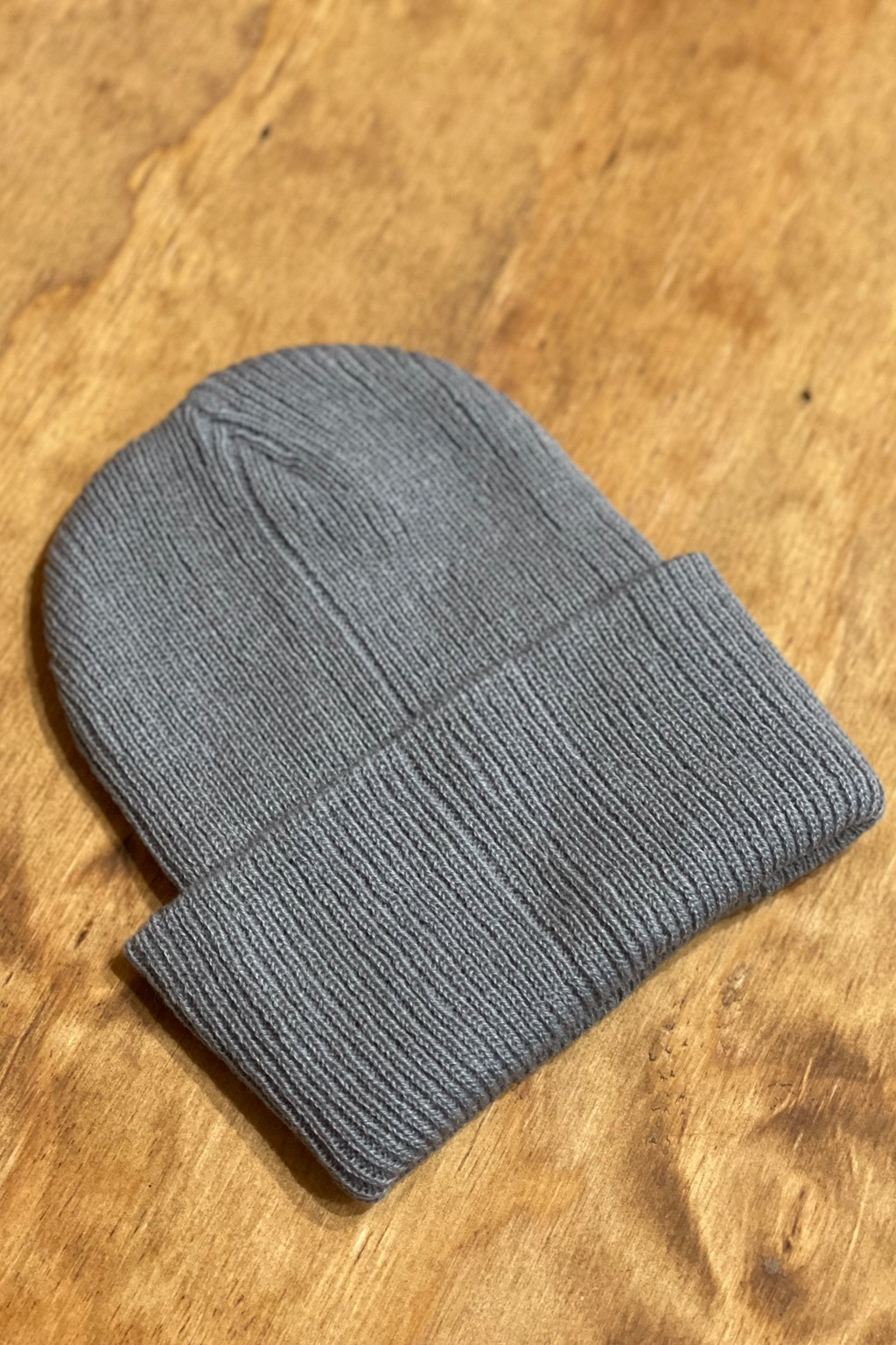 Knitted beanie - Grey