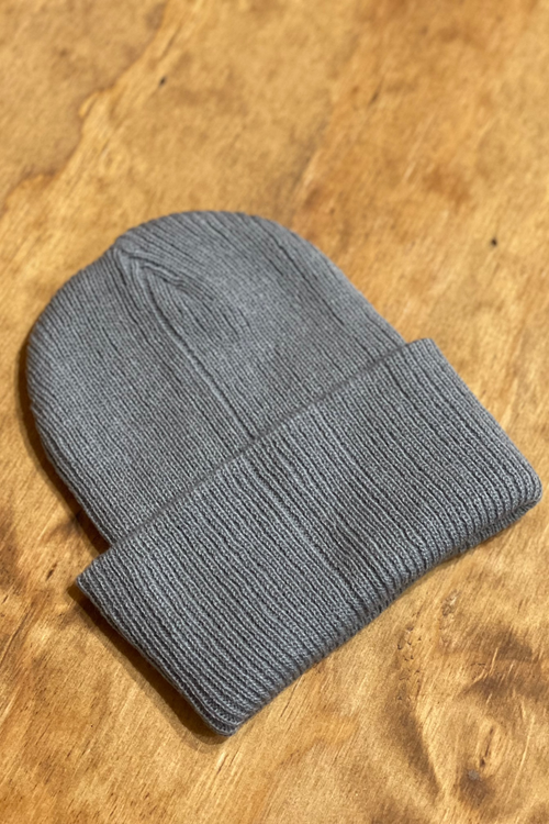 Knitted beanie - Grey