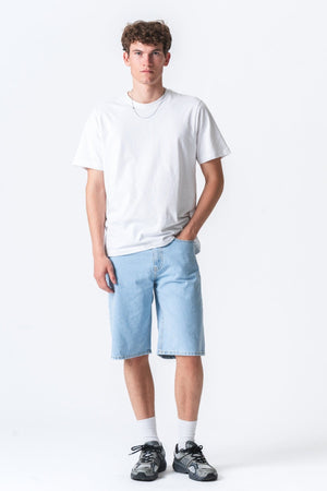 Denim Shorts Loose - Light Blue