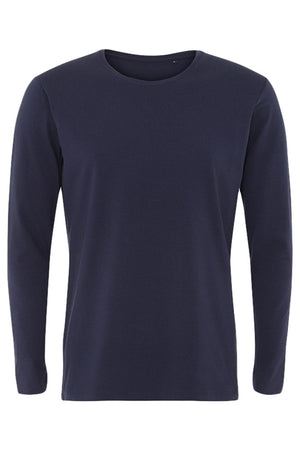 Long-sleeved Muscle T-shirt - Navy