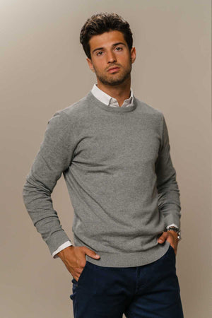 Pullover Roundneck - Gray Melange