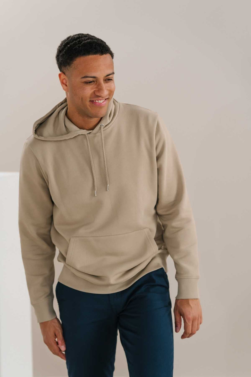 Sweatshirt Hoodie - Sand