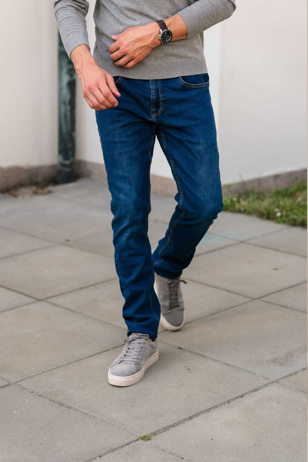 The Original Performance Jeans (caol) - denim gorm dorcha