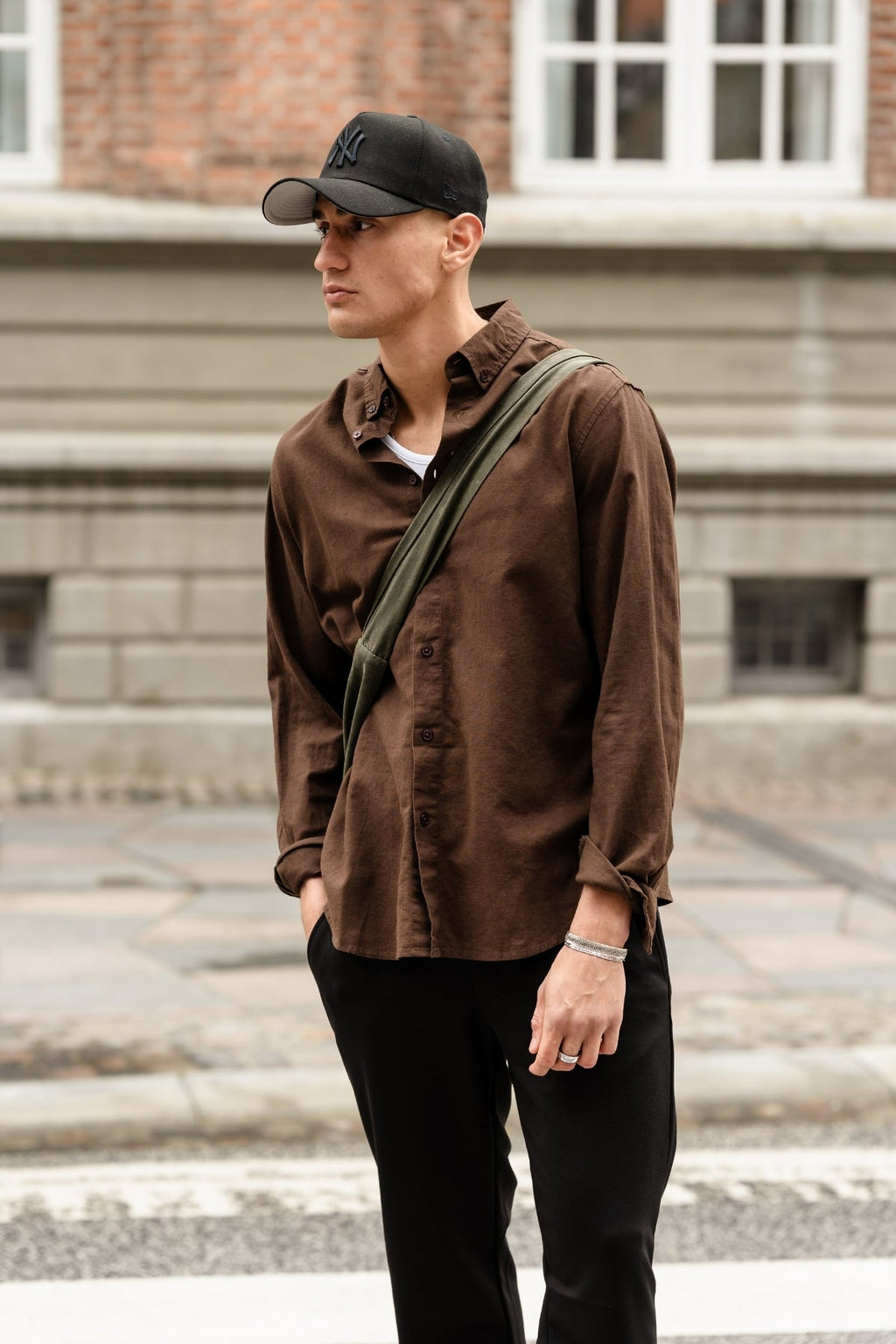 Linen Shirt - Coffee