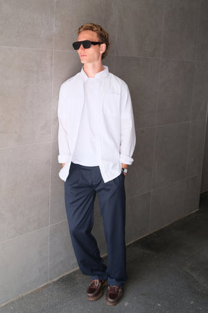 Performance Pants Wide Fit - mornarica