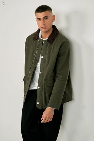 Twill Jacket - Dark Olive