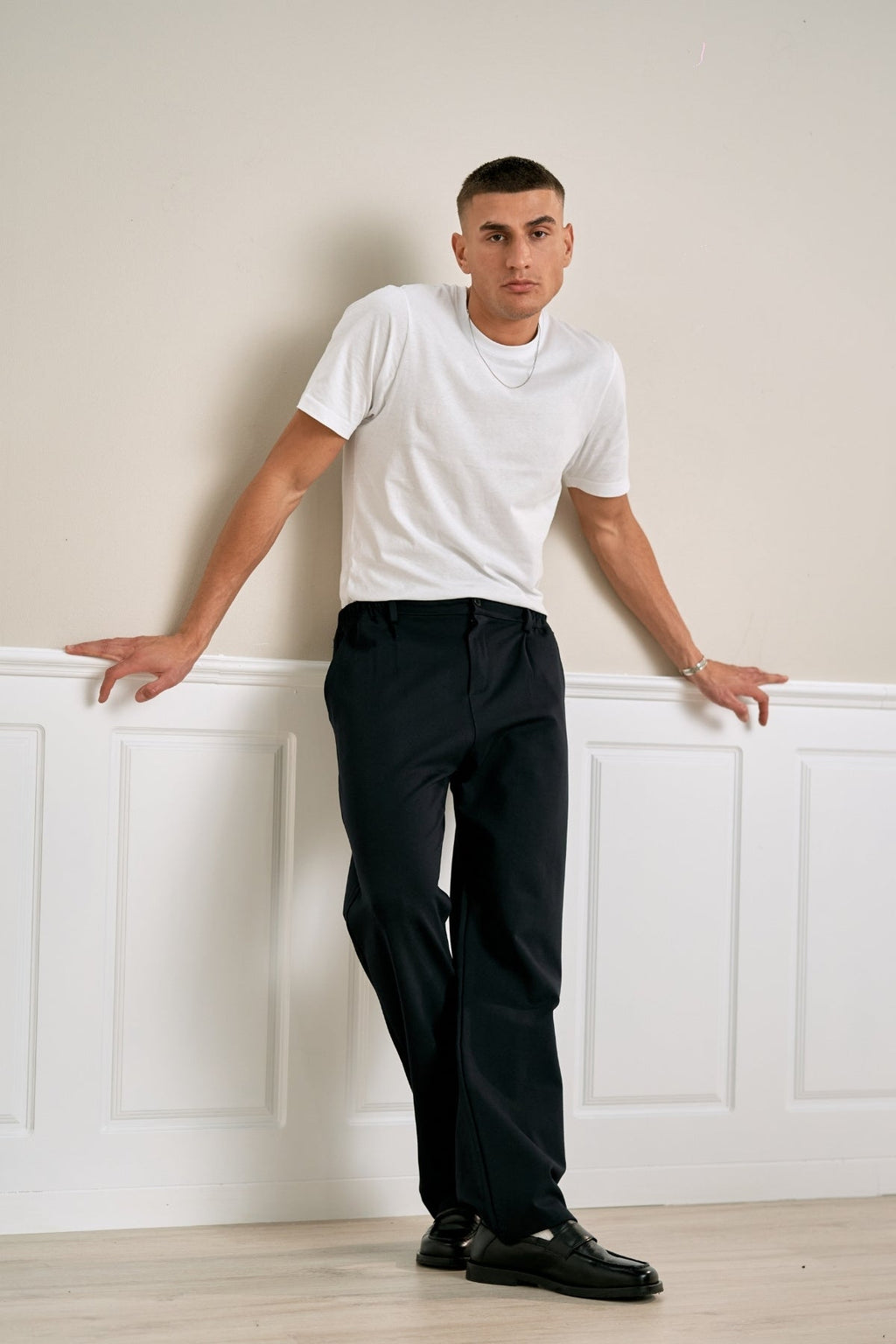 Vhodný Pants Voľný - čierny