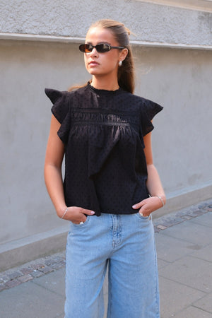 Barr lása trine - dubh