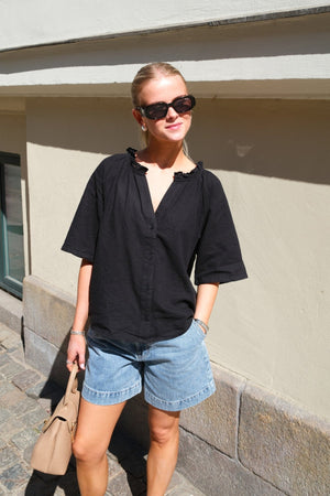 Linn Frill Top - Dubh