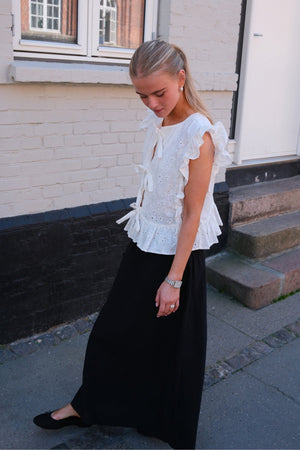 Linn Smock Ancle sukňa - čierna