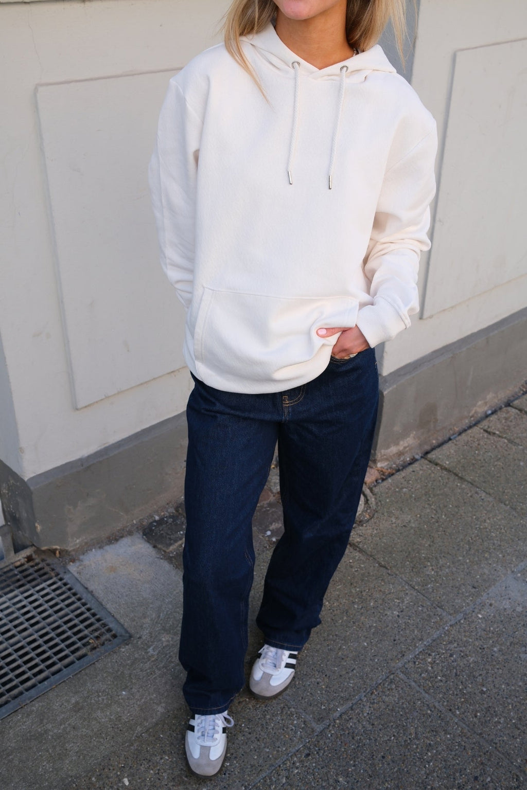 Hoodie Sweatshirt - Beige
