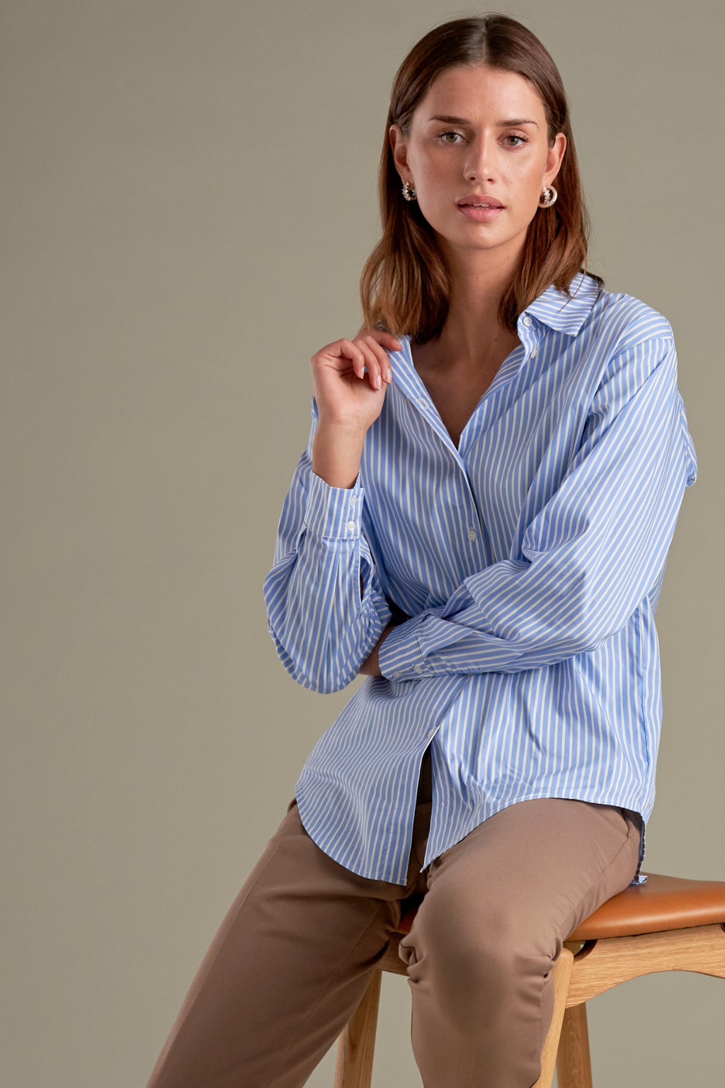 Léine Tutta Lo L/S - Lus Cornflower Gorm
