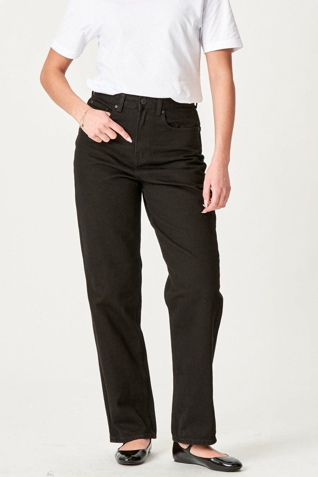 The Original Performance Loose Jeans - Black Denim