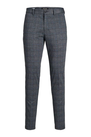 Marco Phil Pants - Checkered liath dorcha
