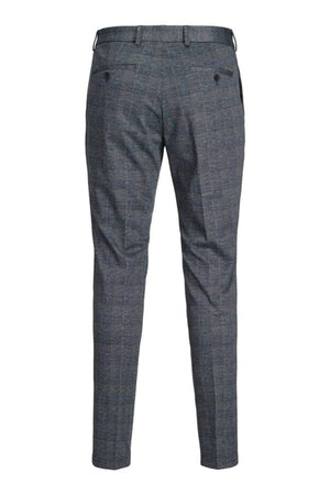 Marco Phil Pants - Checkered liath dorcha