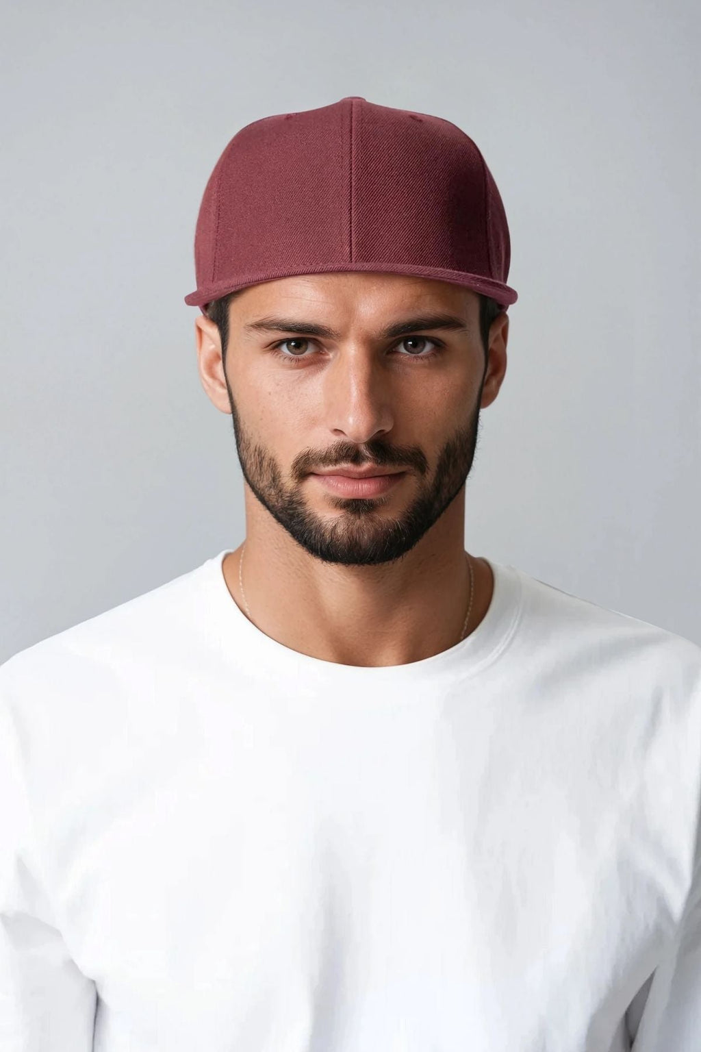 Classic Snapback - Maroon/Maroon