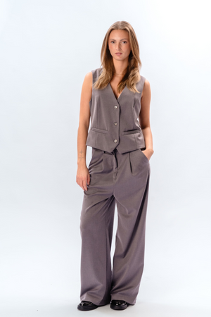 Nadia Vest - Dark Grey