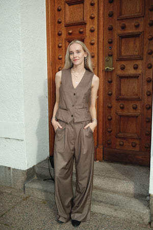 Nadia hlače - Taupe