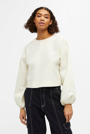 Gala Long-Sleeved Top - Cloud Dancer