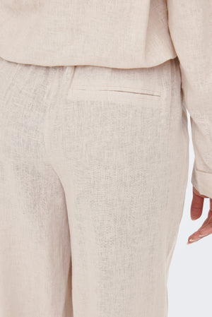 Tokyo Linen Pants - Moonbeam