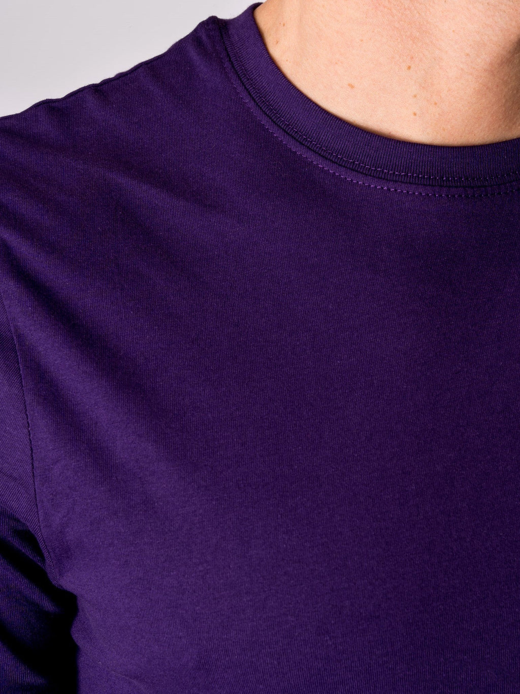 Organic Basic T-shirt - Purple