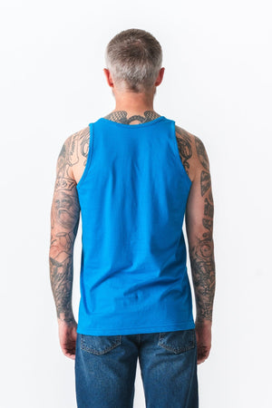 Basic Tanktop - benzínová modrá