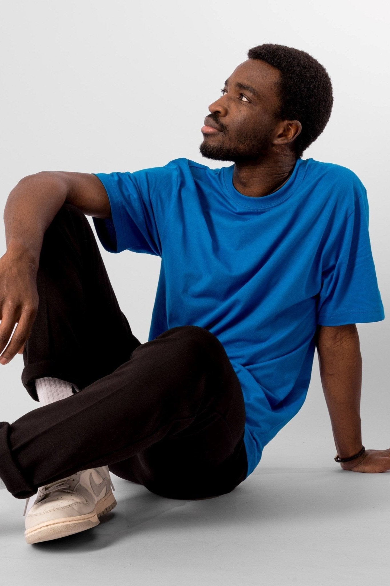 Effortless Style Awaits: TeeShoppen Turquoise Blue Casual Tee