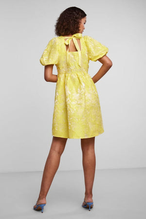 Aviona Dress - Pale Banana