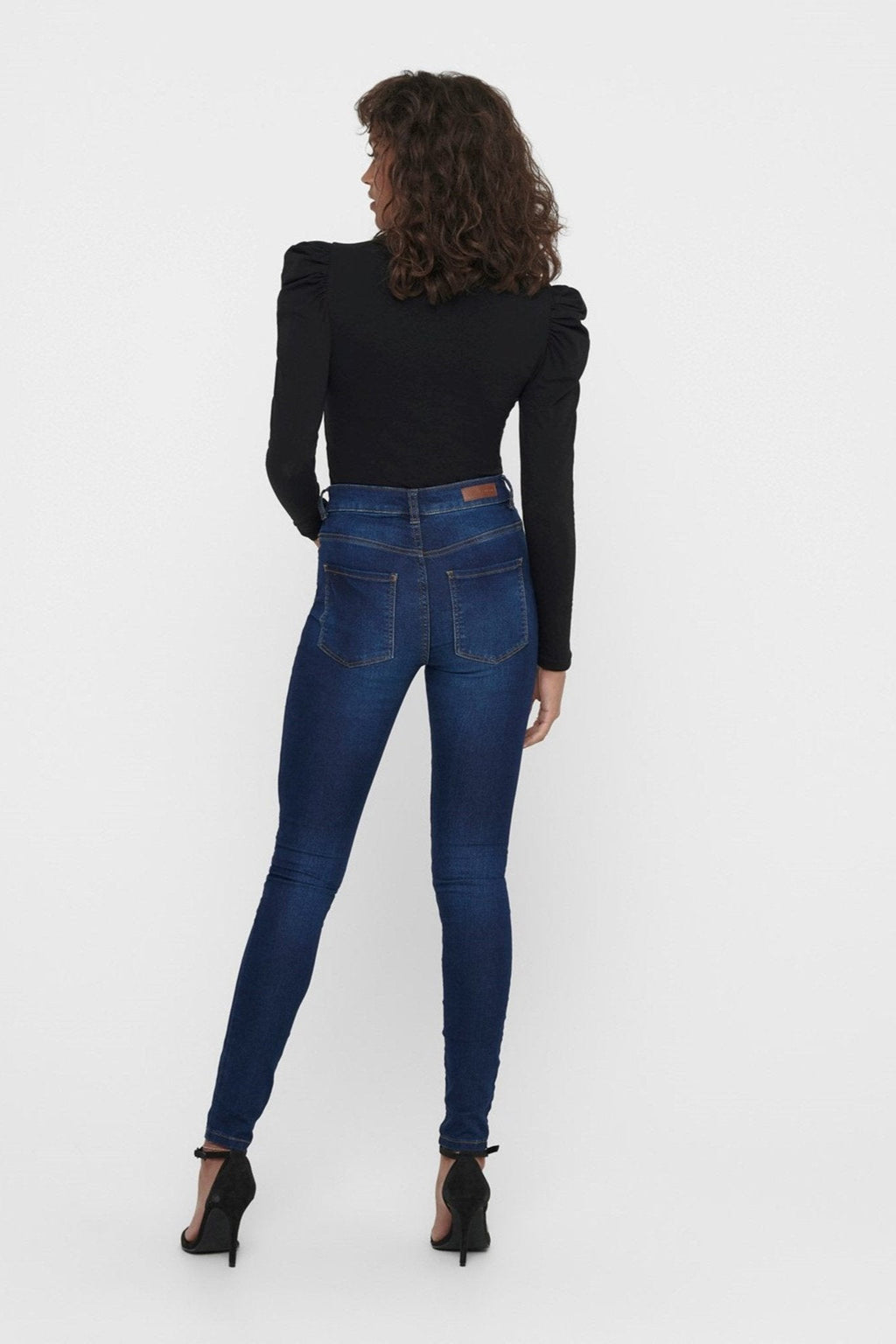 Performance Jeans - Blue denim (high-waist)