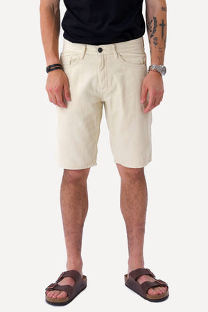 Philip Denim Shorts - gaineamh