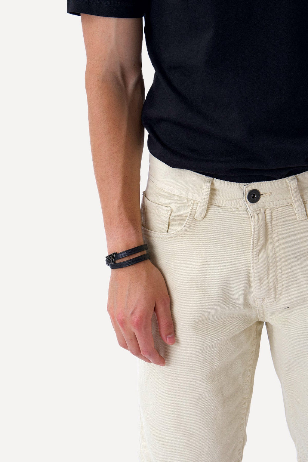 Philip Denim Shorts - gaineamh