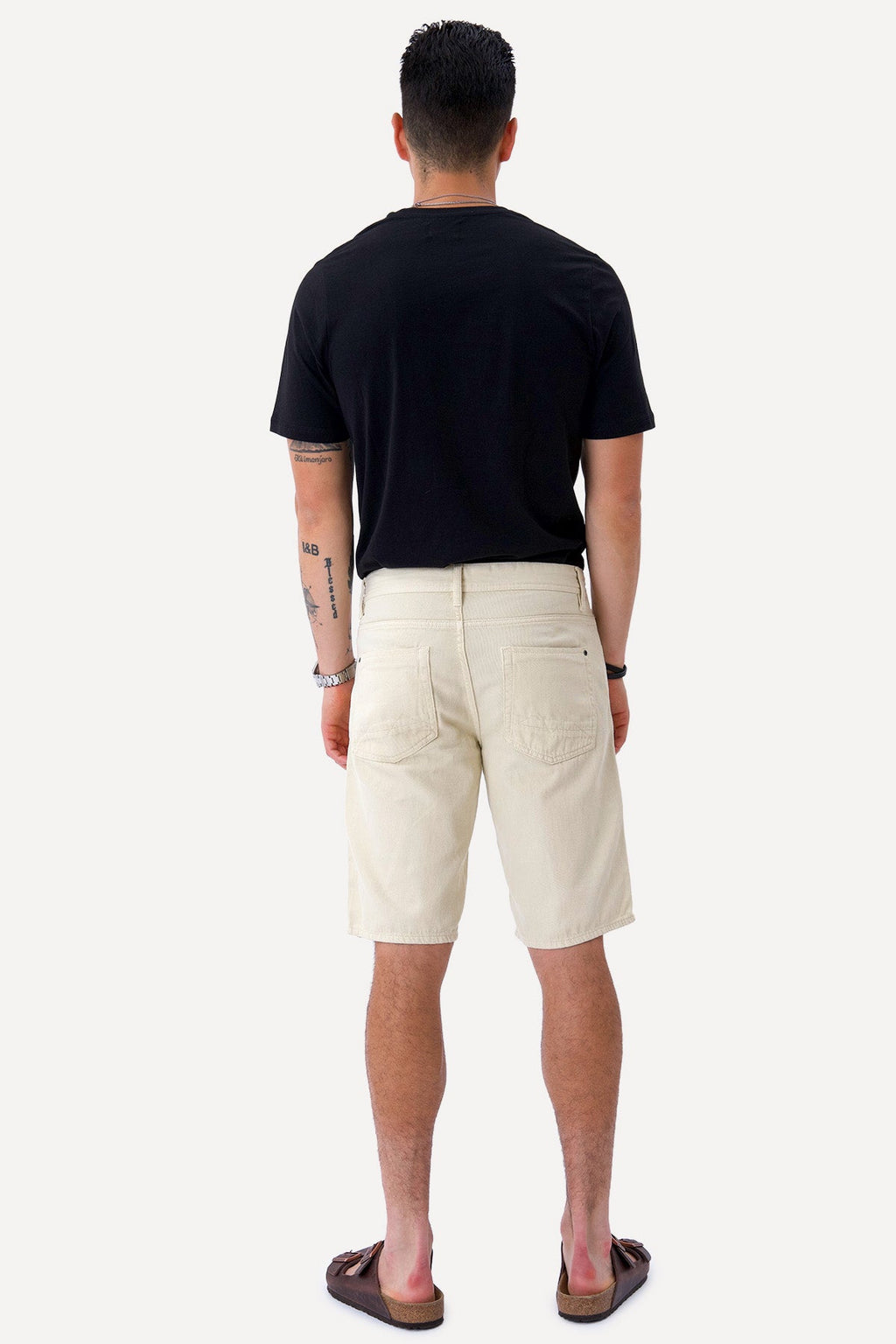 Philip Denim Shorts - gaineamh