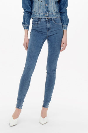 Jeans Fit Skinny Báisteach - Denim Blue