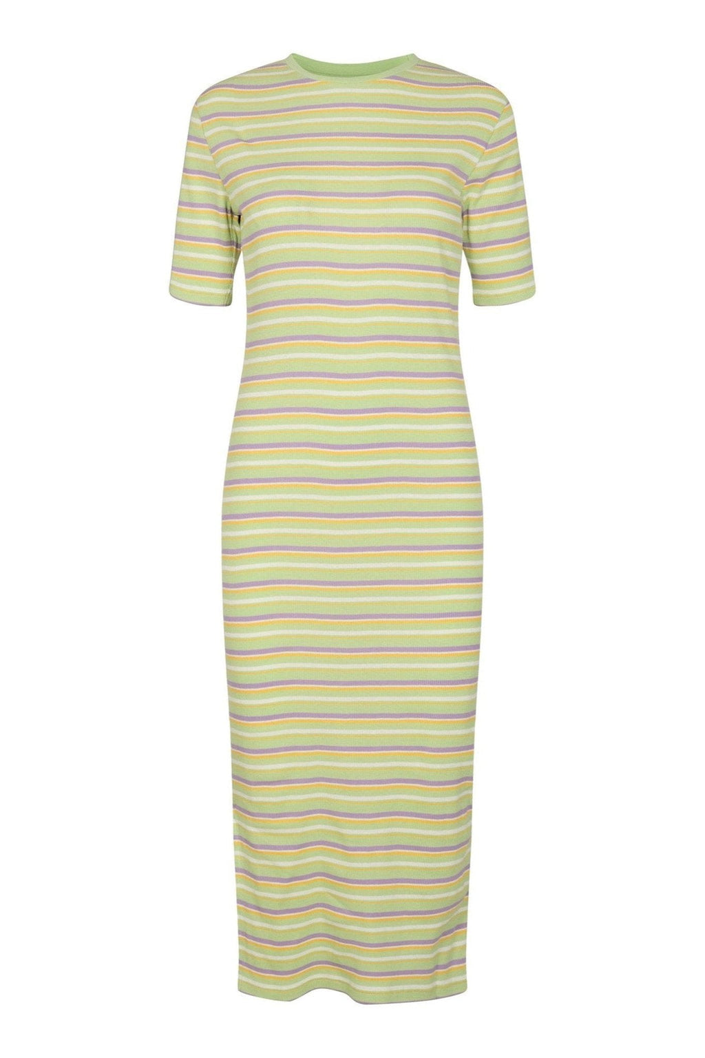 Roberta Dress - Mint Stripe