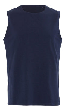 Sleeveless Tee - Navy