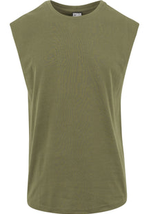 Sleeveless Tee - Olive