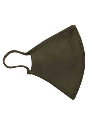 Cloth mask - Olive Green (organic cotton)