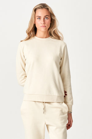 Basic Sweatsuit with crewneck (Light Beige) - Package Deal (Women)