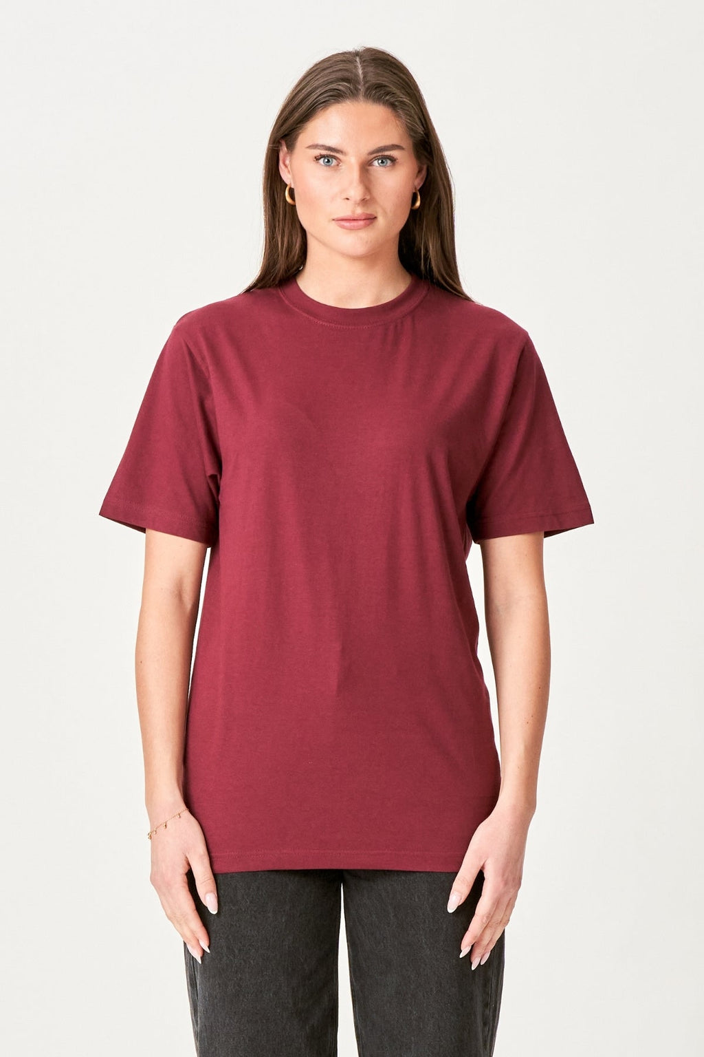Oversized t-shirt - Burgundy