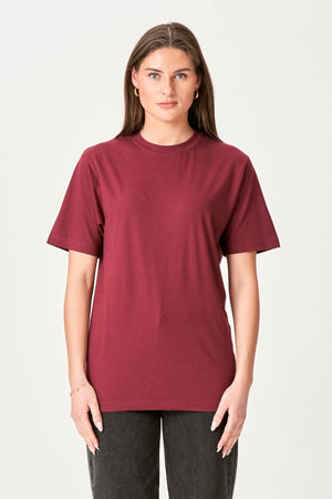 Oversized t-shirt - Burgundy