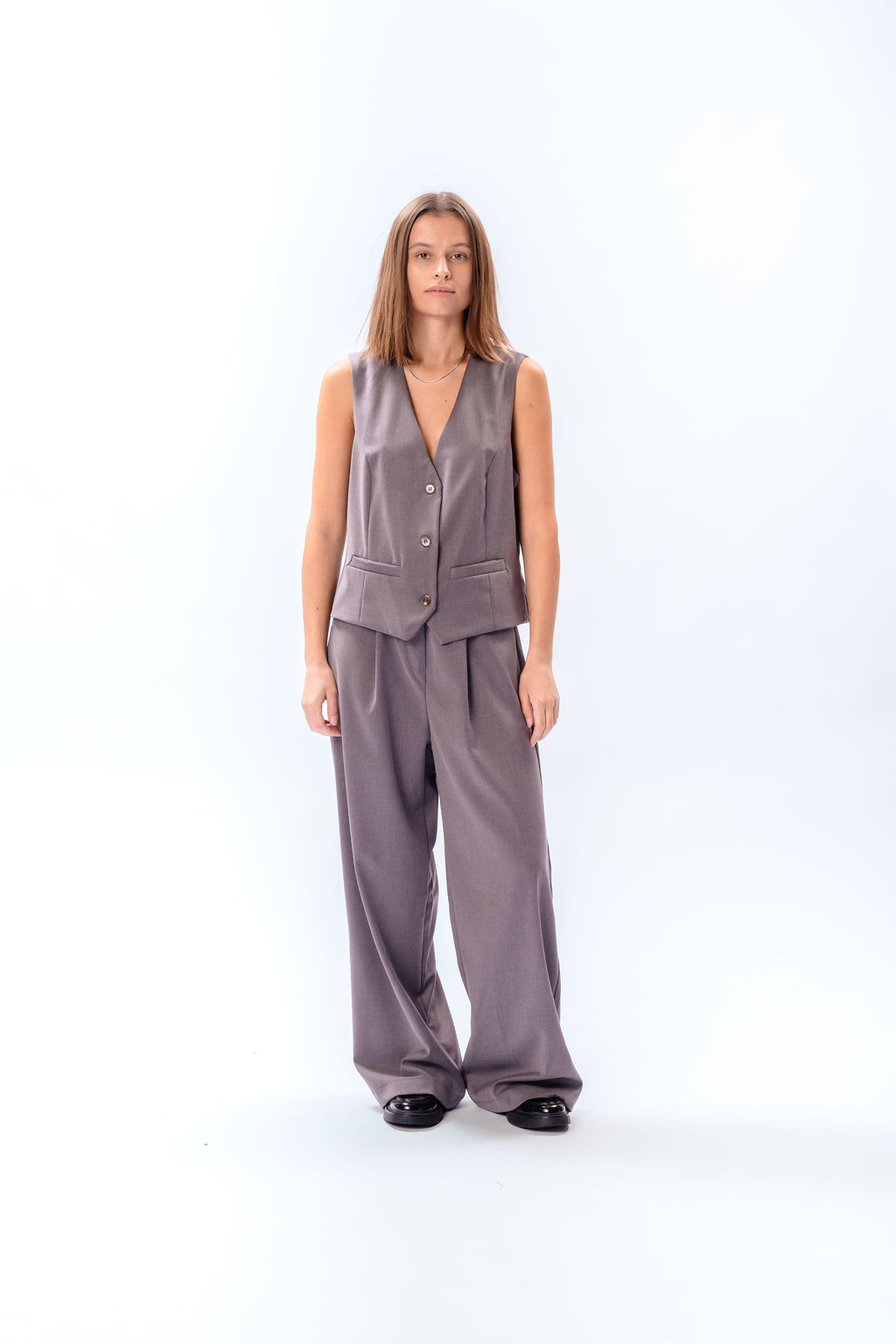 Suit Pants Loose - Black