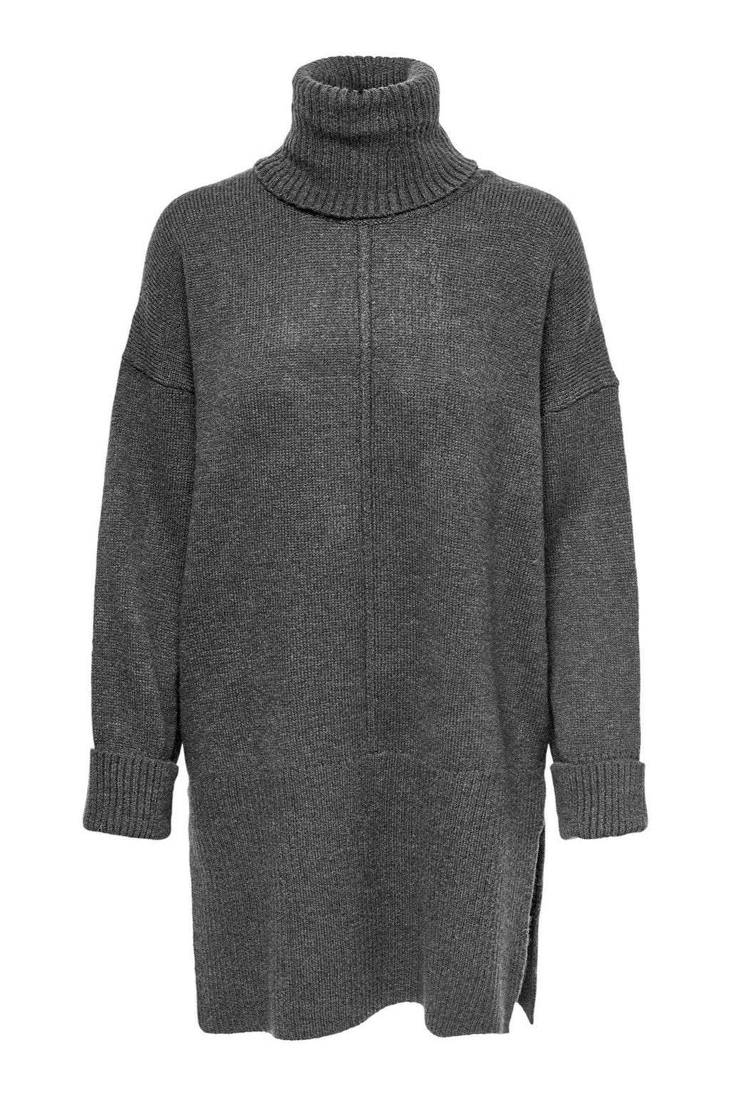 Tatiana Roll Neck Pullover - Dark Gray
