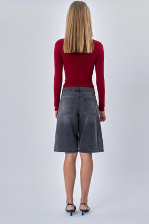 Cassandra Blouse - Burgundy