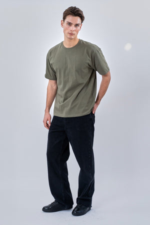 Heavy Boxfit Tee - Olive