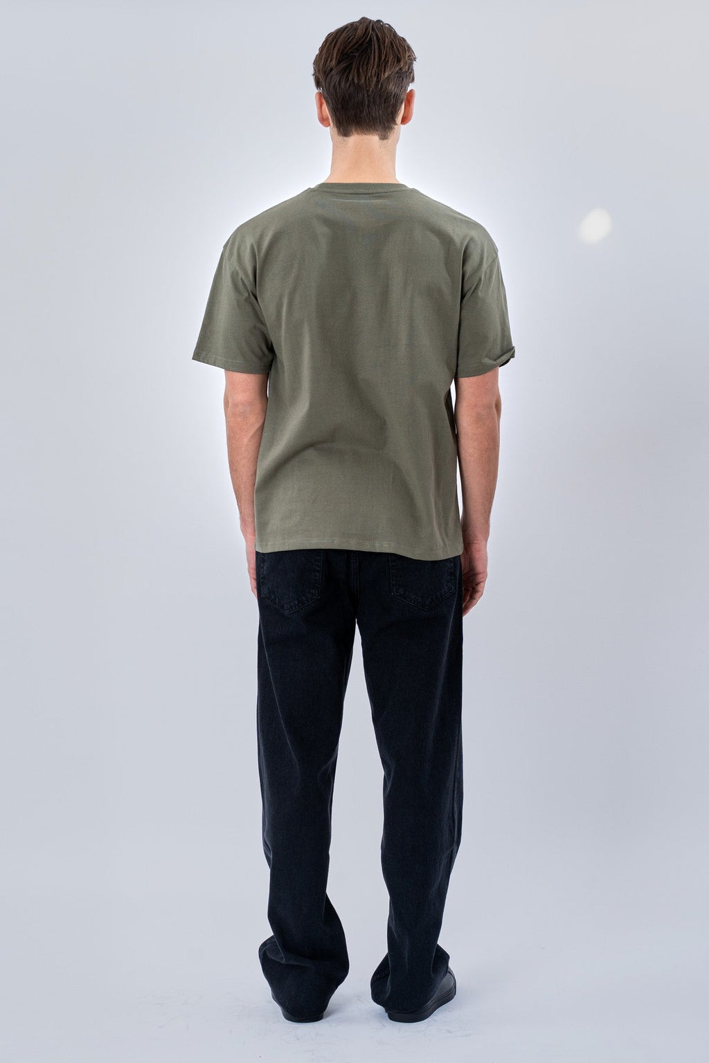 Heavy Boxfit Tee - Olive