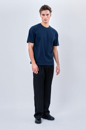 Heavy Boxfit Tee - Navy