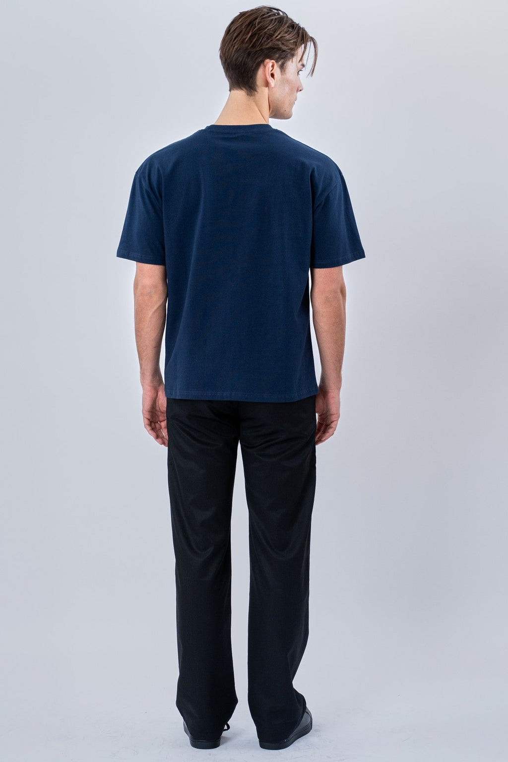 Heavy Boxfit Tee - Navy