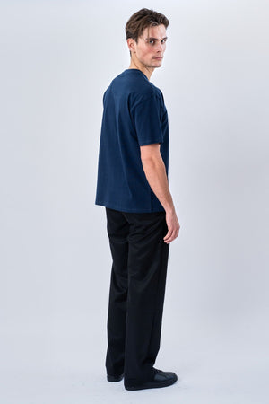 Heavy Boxfit Tee - Navy